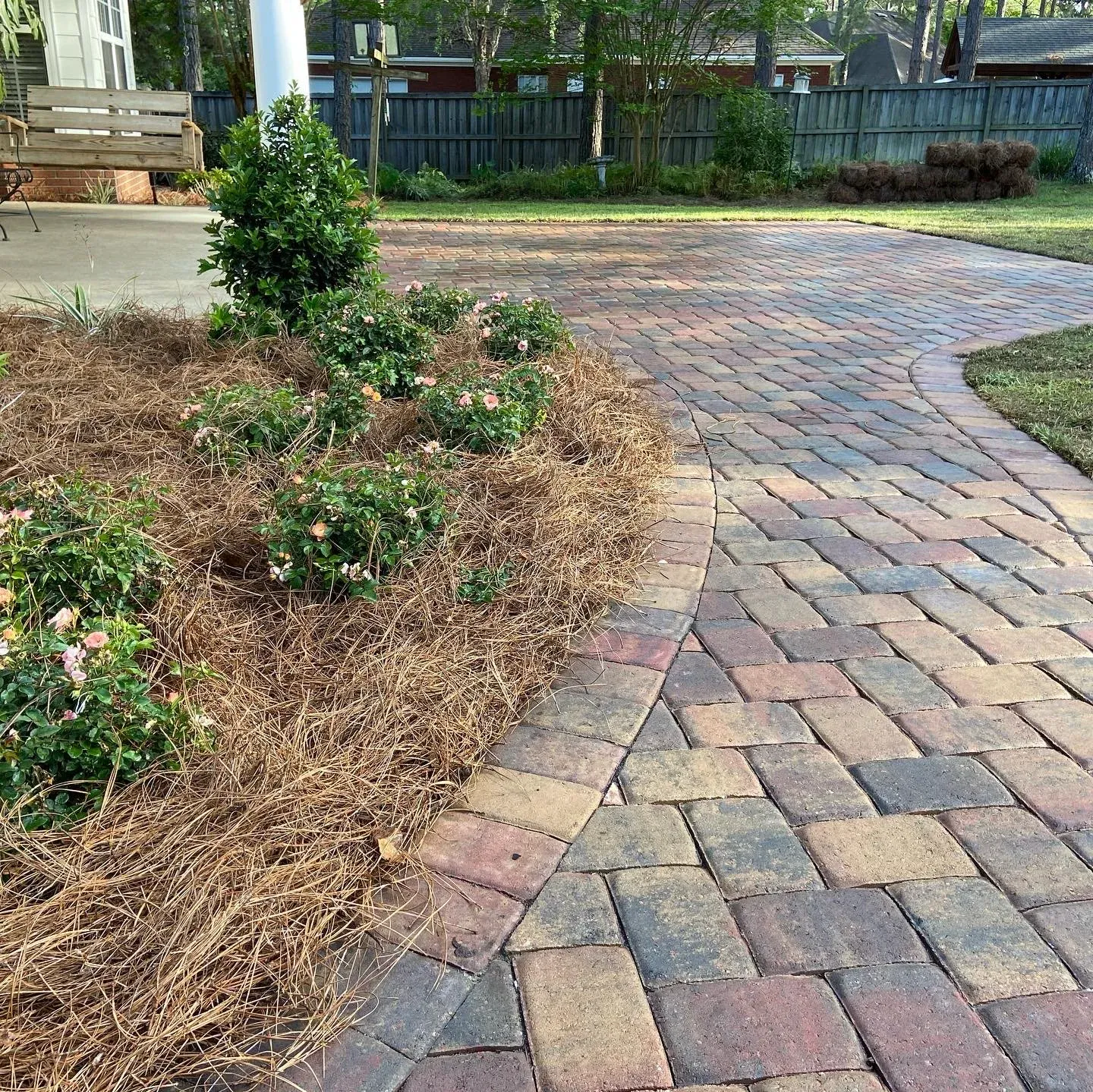 Landscape design installation