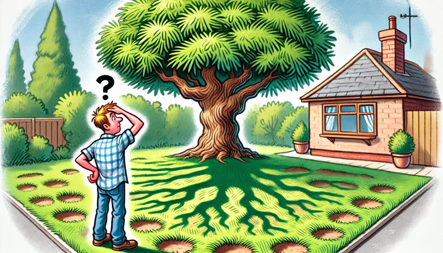 Lawn Care for Large Trees