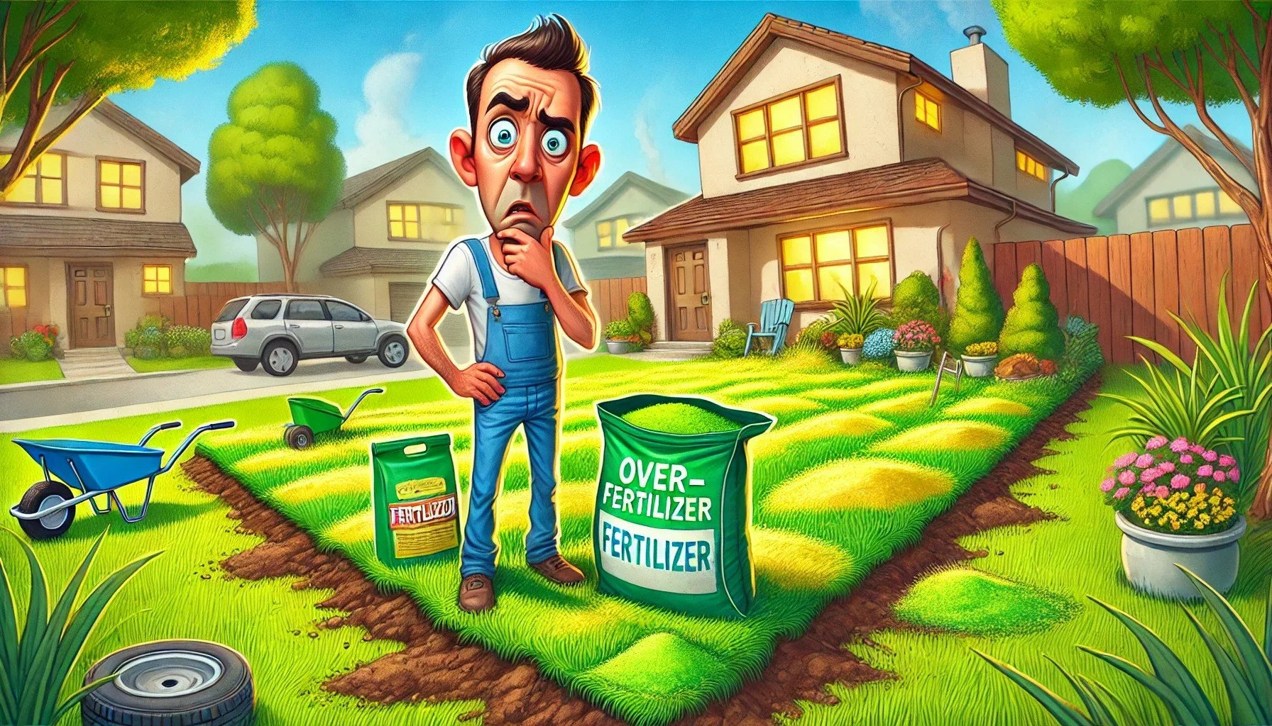 Over-fertilizing your yard